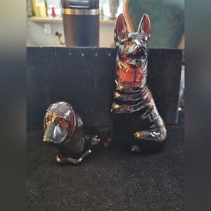 Vintage Avon Dog Perfume Bottles